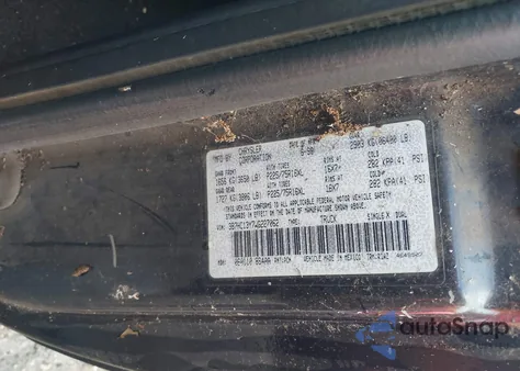 1998 Dodge Ram 1500 St из США, поврежденный, VIN 3B7HC13Y7WG227062